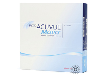1-Day Acuvue Moist 90 Pack contact lenses