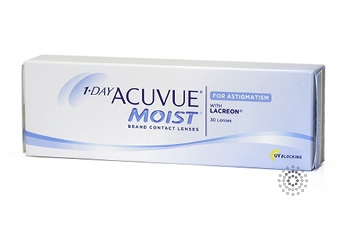 1-Day Acuvue Moist for Astigmatism 30 Pack contact lenses