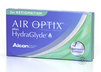 Air Optix Plus Hydraglyde for Astigmatism contact lenses