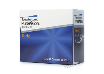 PureVision Toric For Astigmatism contact lenses