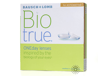Biotrue ONEday for Astigmatism 90 Pack contact lenses
